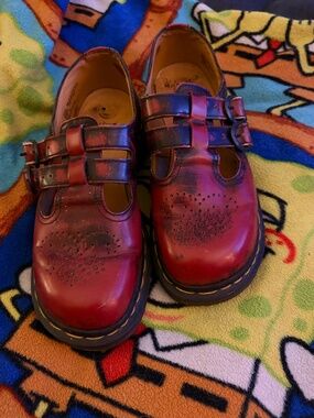 Distressed Dr Marten Mary Jane shoe Size 7